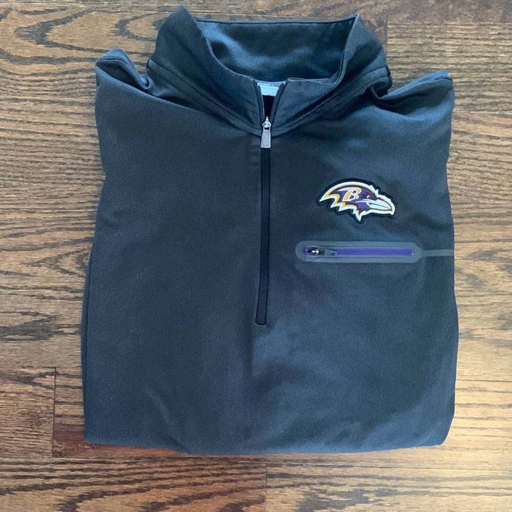 Ravens Nike Half Zip Long Sleeve